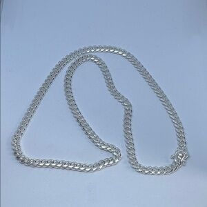 26” 6.8 mm 80 grams .925 Sterling Silver Miami Cuban
